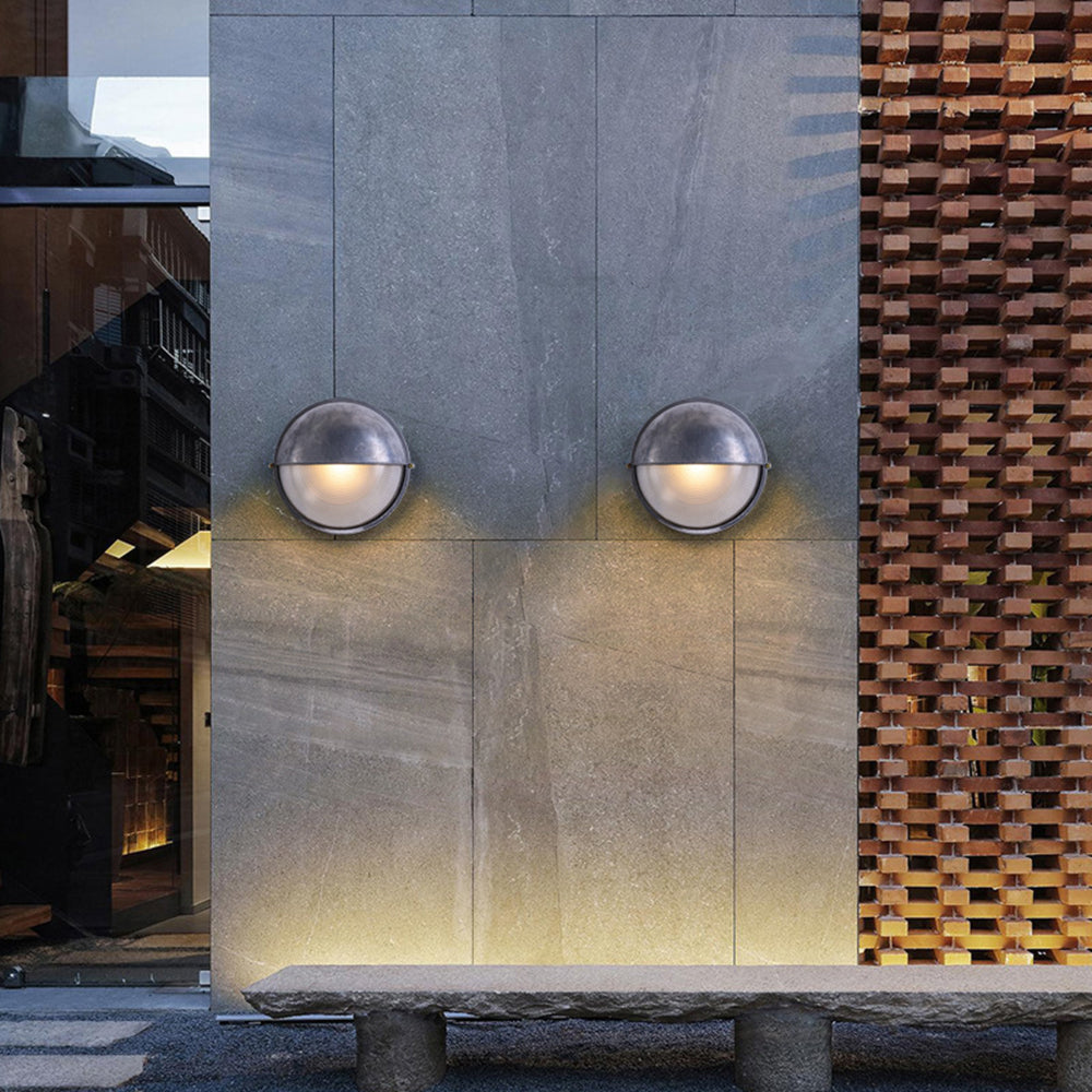 Vorn Modern Round/Ellipse Outdoor Waterproof Wall Lamp. 2 Colors - Neutralighting