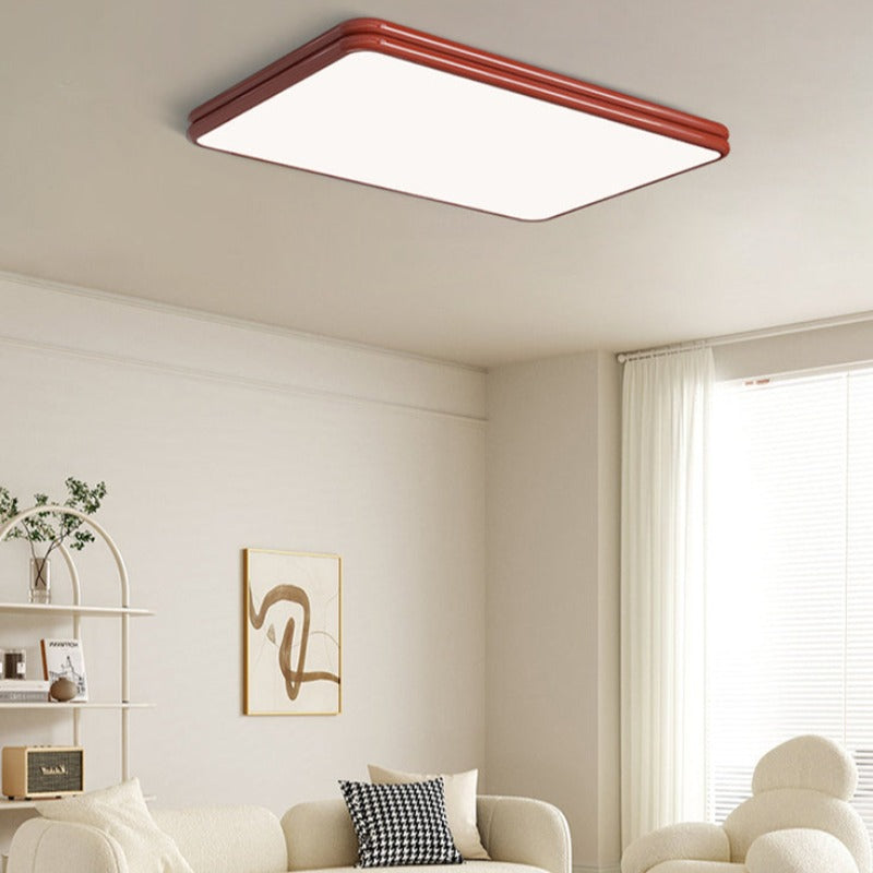 Valentina Retro LED Flush Mount Ceiling Light Metal/Acrylic Living Room - Neutralighting