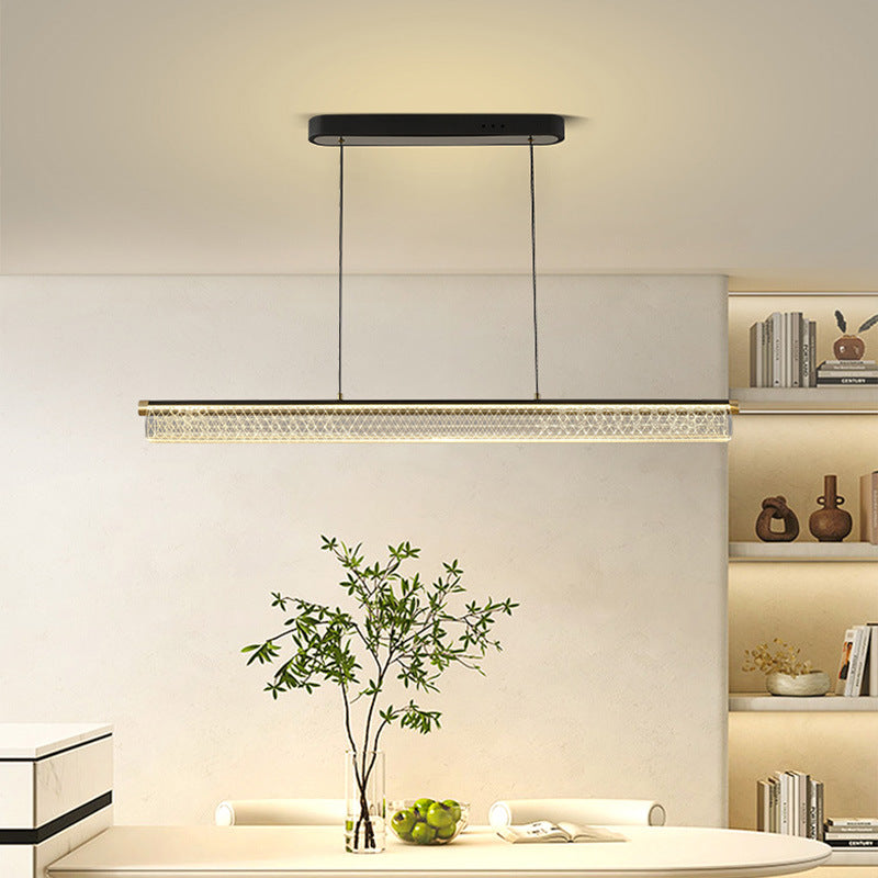 Arisha Modern LED Pendant Light Clear Metal Tea/Dining/Living Room - Neutralighting