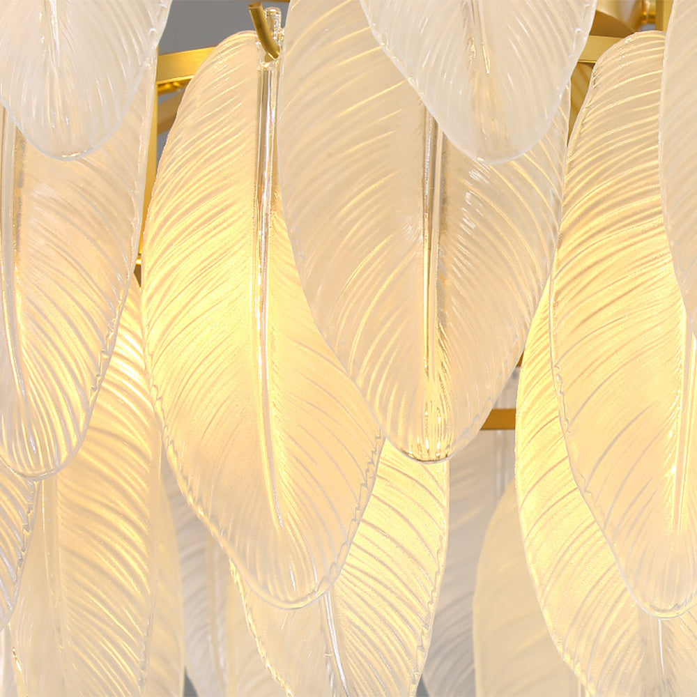 Kristy Elegant Pearl/Glass/Metal Chandelier, White - Neutralighting