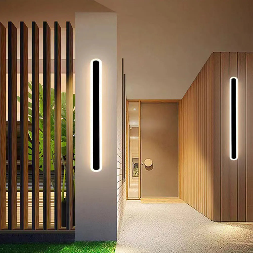 Orral Outdoor Wall Lamp Linear Oval