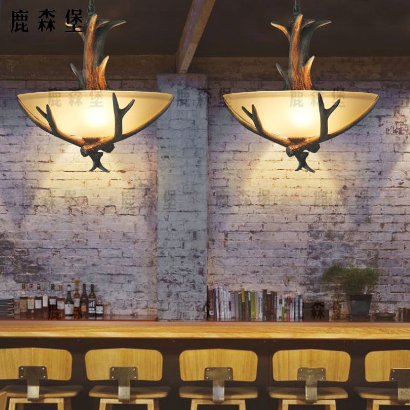 Silva Retro LED Pendant Light Wood Glass Dining Room/Living Room - Neutralighting