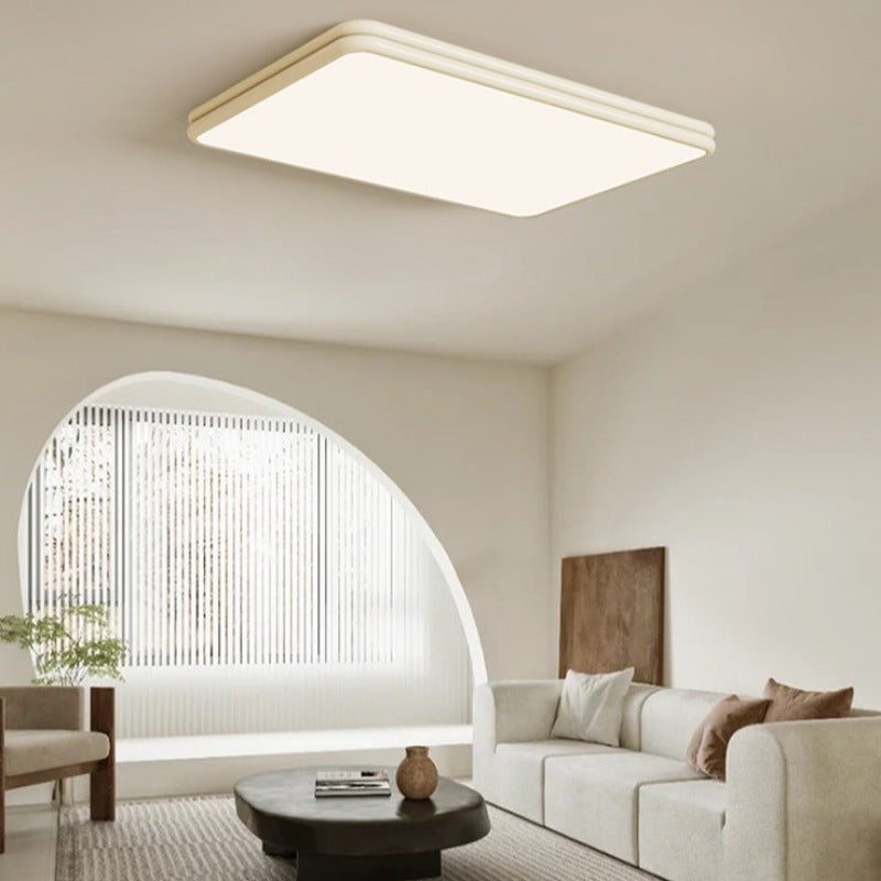 Valentina Retro LED Flush Mount Ceiling Light Metal/Acrylic Living Room - Neutralighting