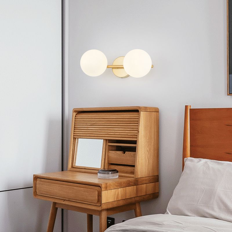 Valentina Modern Dome Metal Bathroom & Vanity Wall Lamps, Multicolor - Neutralighting