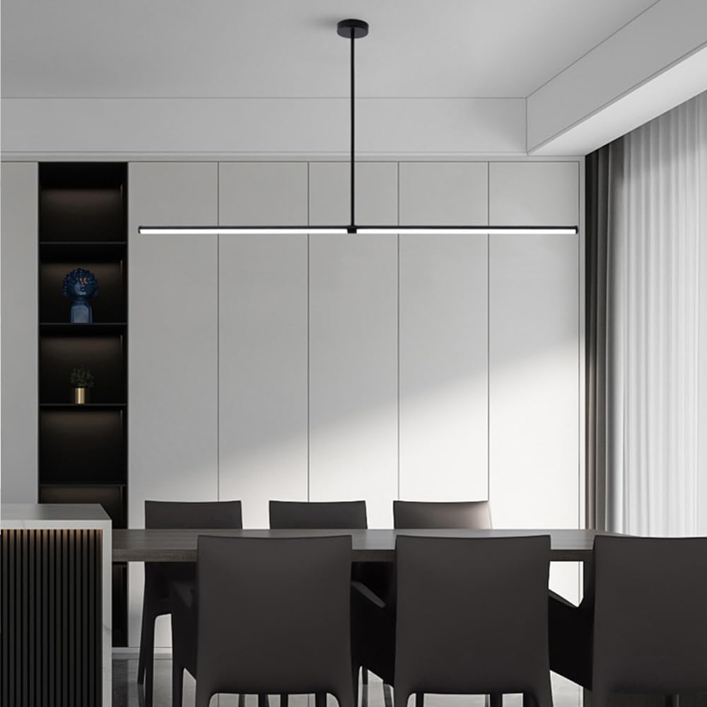 Arisha Pendant Light Minimalist   Black Modern LED Dining Room  Office
