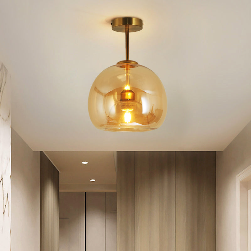 Rhea Glass Semi-Flush Mount Ceiling Light/Pendant Light - Neutralighting