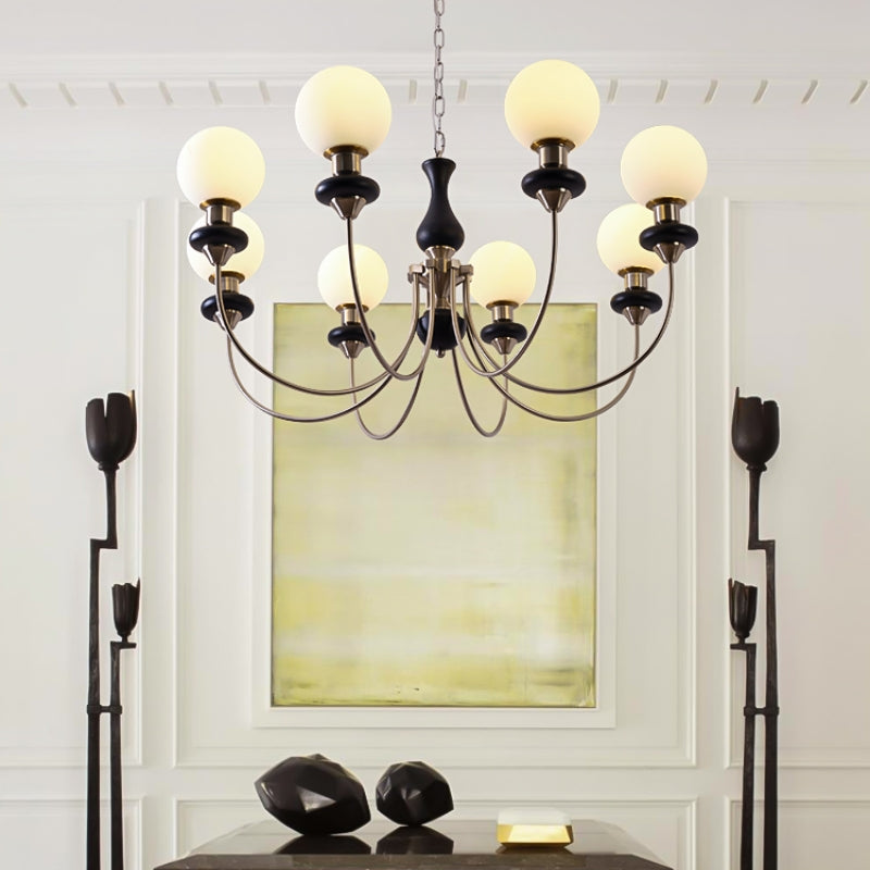 Silva Modern Luxury Decorative LED Chandelier Gold Metal Living Room - Neutralighting