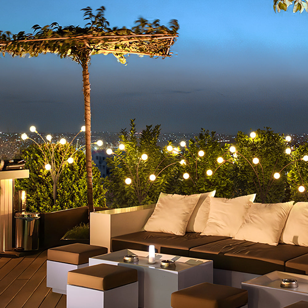 Ray Modern Metal Firefly Multi Lamp holder Outdoor Decoration Post Light - Neutralighting