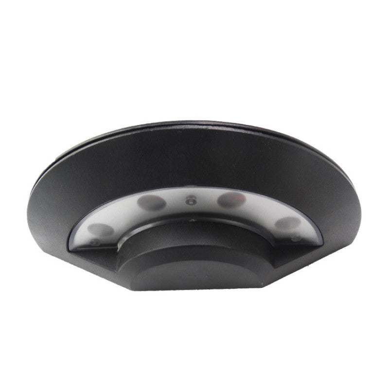 Ray Wall Lamp Flying Saucer, Metal LED, Black, Outdoor - Neutralighting