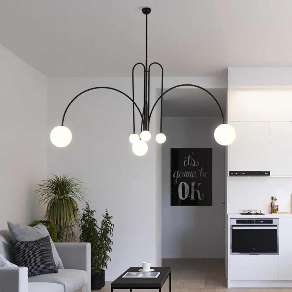 Monica Pendant Light Double Layer Glass Bubble - Neutralighting
