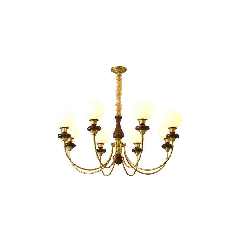 Silva Modern Luxury Decorative LED Chandelier Gold Metal Living Room - Neutralighting