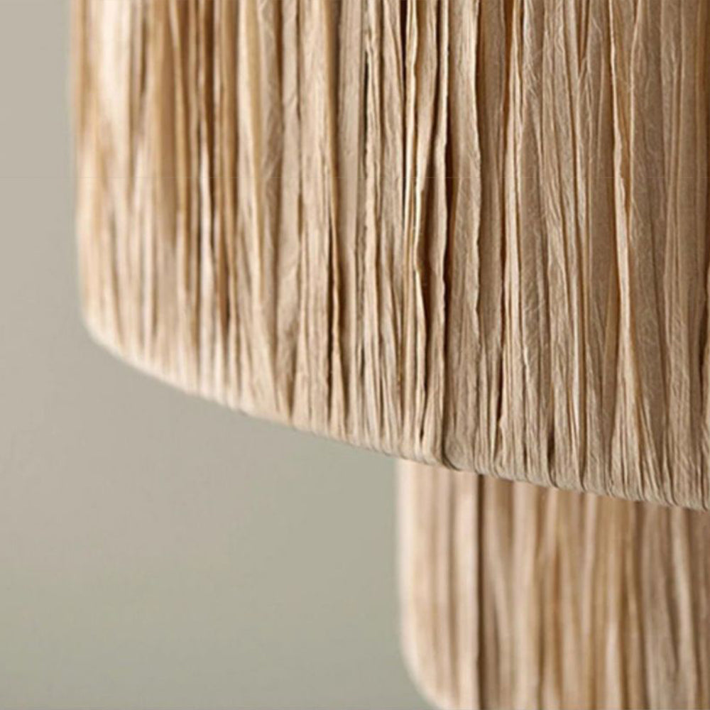Muto Rustic Boho Rattan Pendant Light, 3 Style - Neutralighting