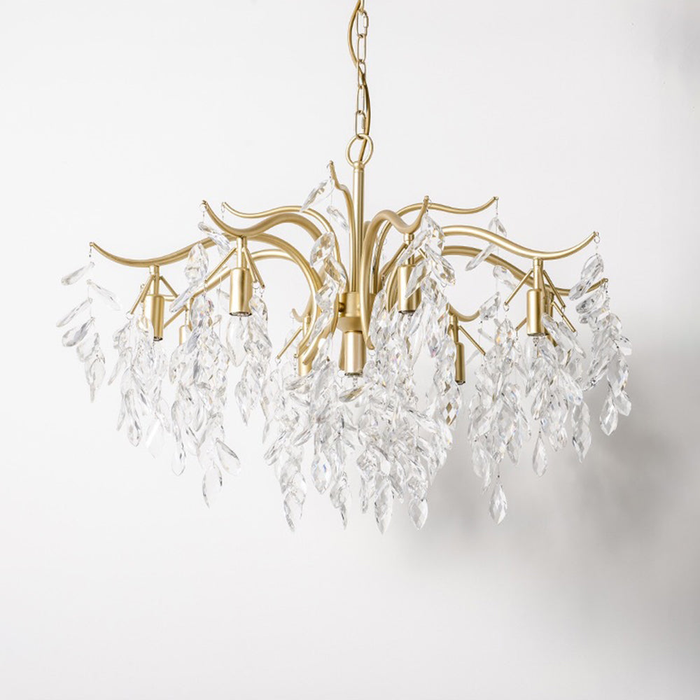Kristy Luxury Wisteria Flower Crystal Chandelier - Neutralighting