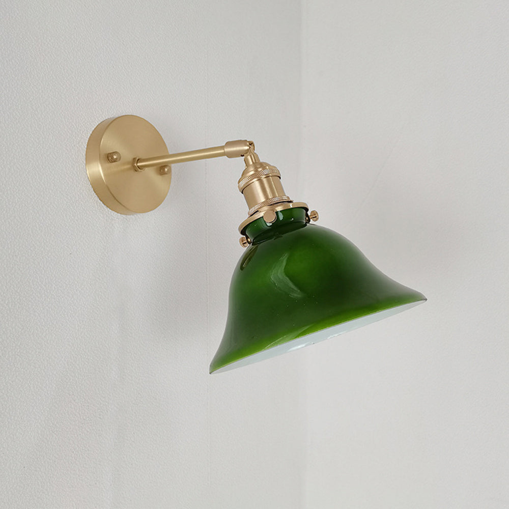 Tiffany Vintage Foldable Wall Lamp, Green/White - Neutralighting