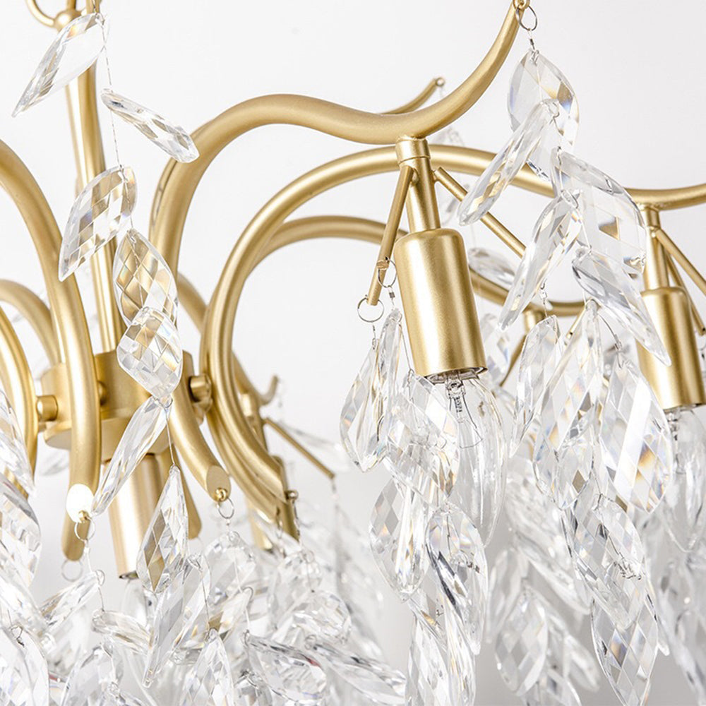 Kristy Luxury Wisteria Flower Crystal Chandelier - Neutralighting