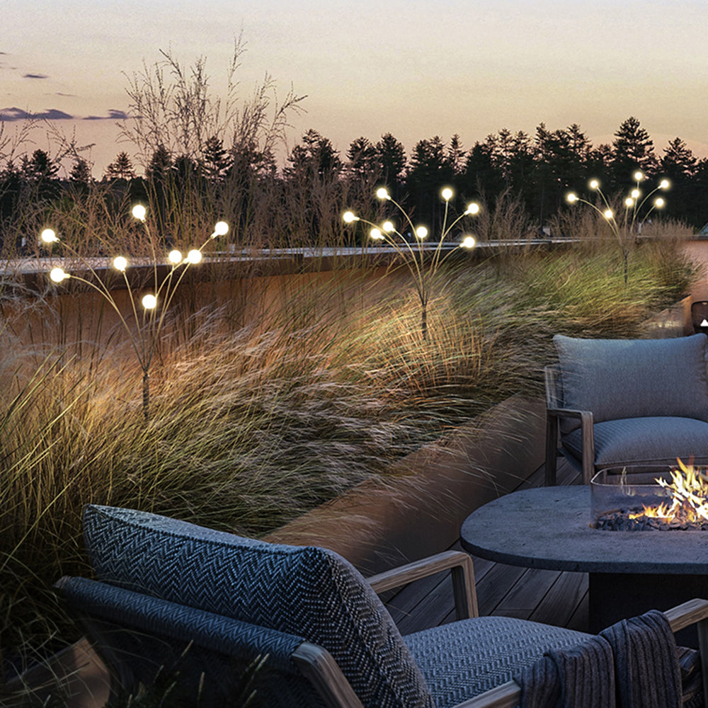 Ray Modern Metal Firefly Multi Lamp holder Outdoor Decoration Post Light - Neutralighting