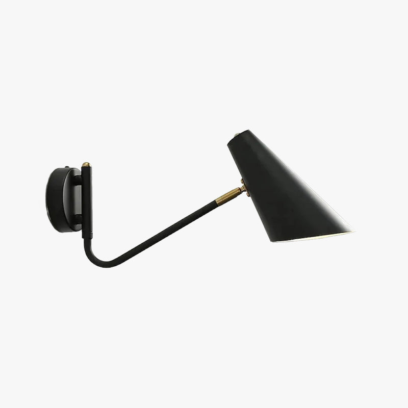 Epoch Rotatable Wall Lamp, Black & White & Gold, Bedroom - Neutralighting