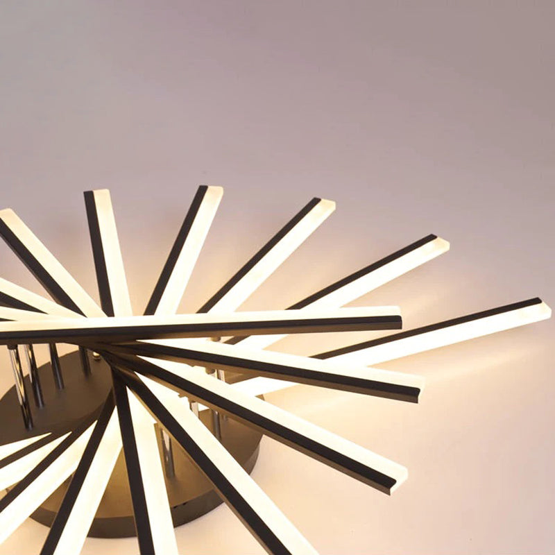 Arisha Linear Flush Mount Ceiling Light, 4 Colour - Neutralighting