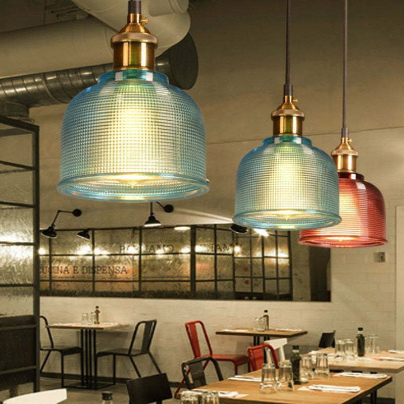 Valentina Glass Art Deco Pendant Lights,Colorful - Neutralighting