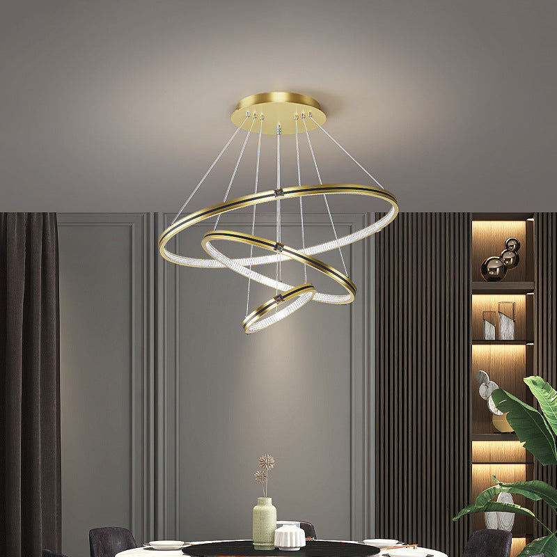 Arisha LED Rings Adjustable Pendant Light For Living Room &Dining Room - Neutralighting