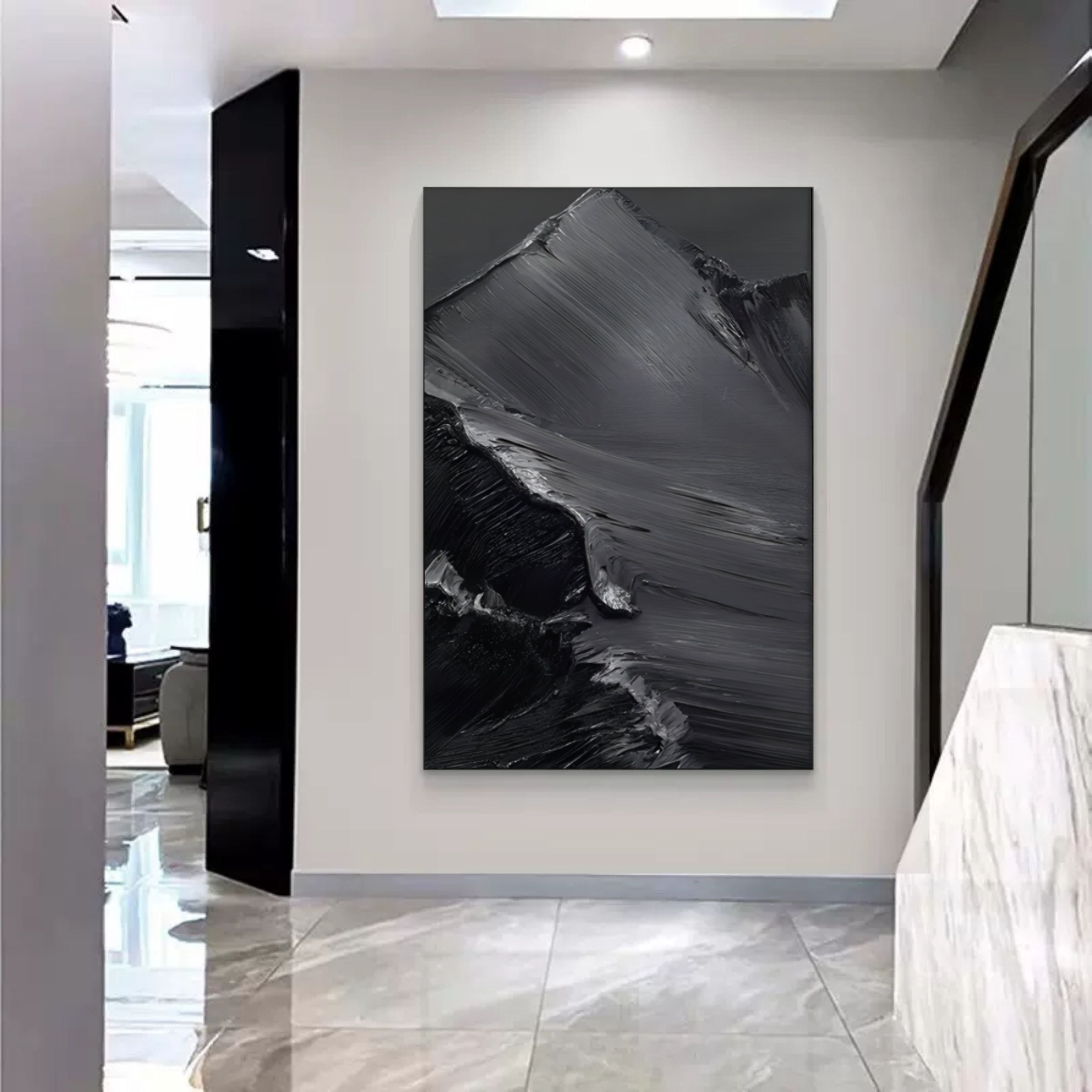 Plaster Art Texture Painting SG040 - Neutralighting