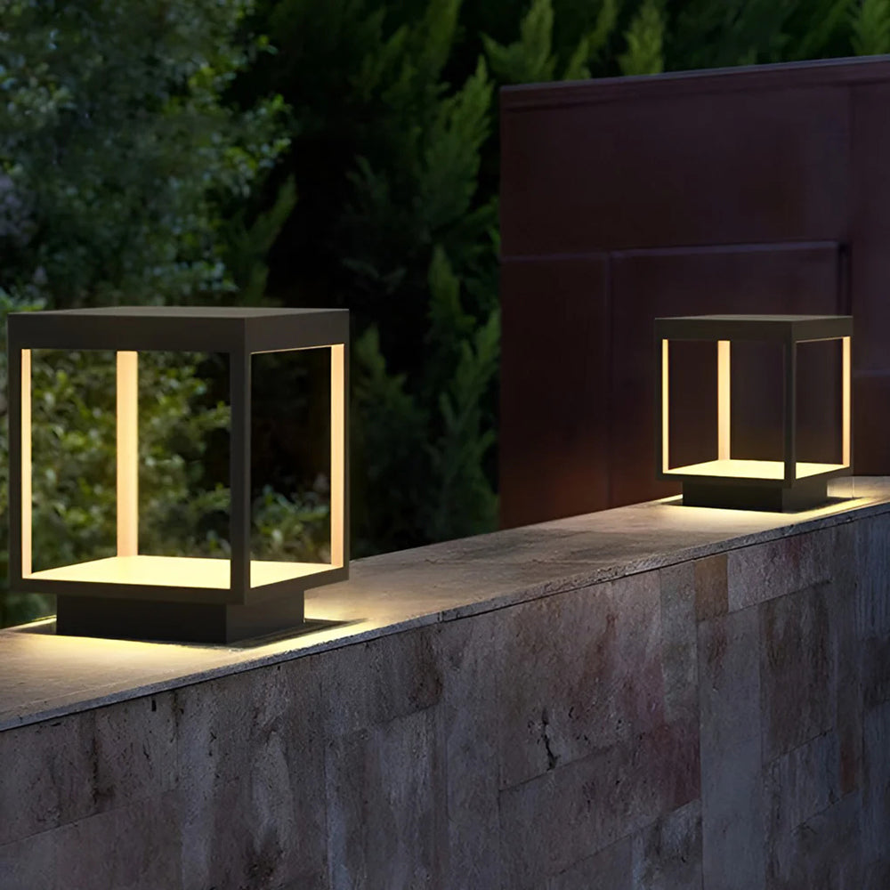 Ferra Contemporary Solar Rechargeable Outdoor Floor Lamp - Neutralighting