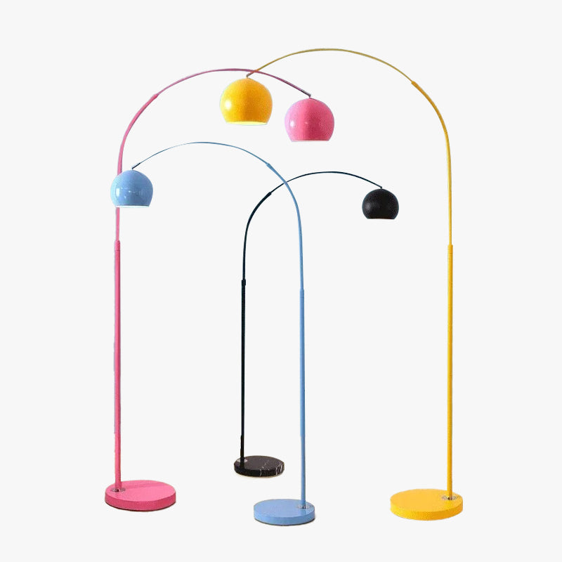 Mira Macaron Modern Fishing Arc Floor Lamp - Neutralighting