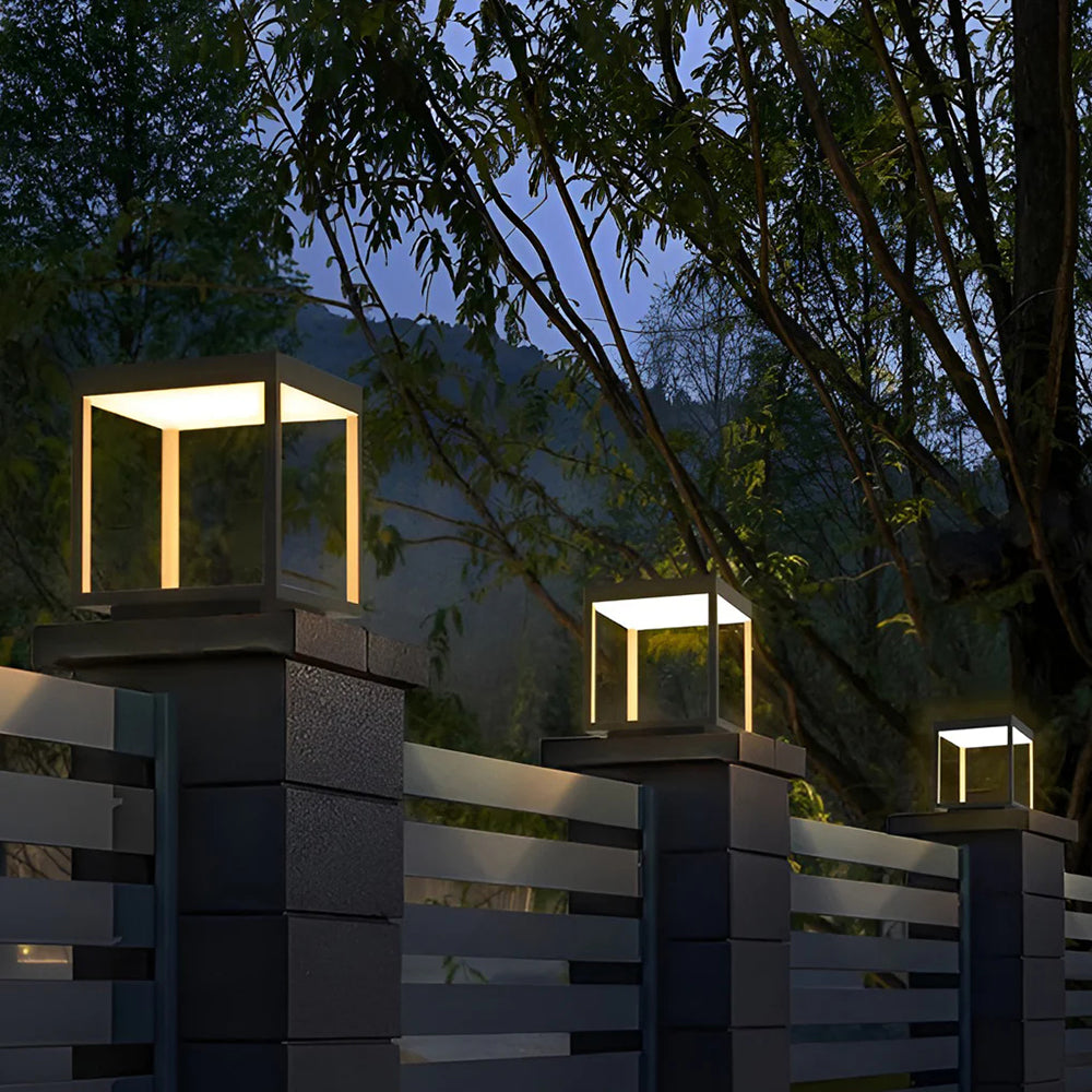 Ferra Contemporary Solar Rechargeable Outdoor Floor Lamp - Neutralighting