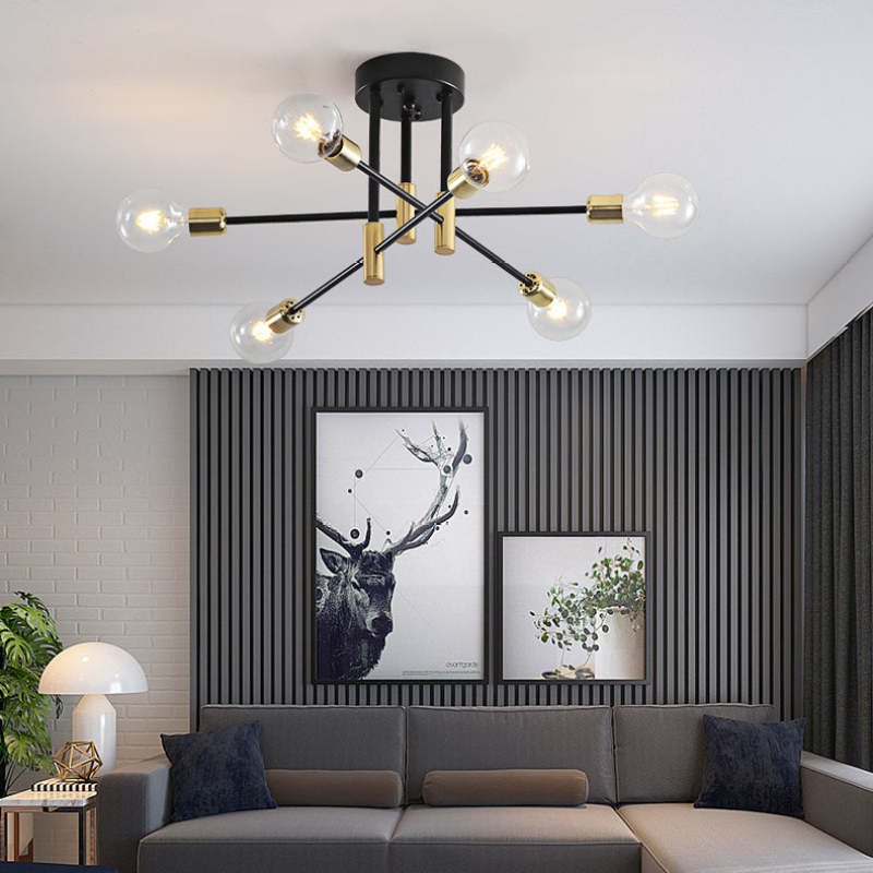 Lindsy Retro Satellite Shape Ceiling Light - Neutralighting