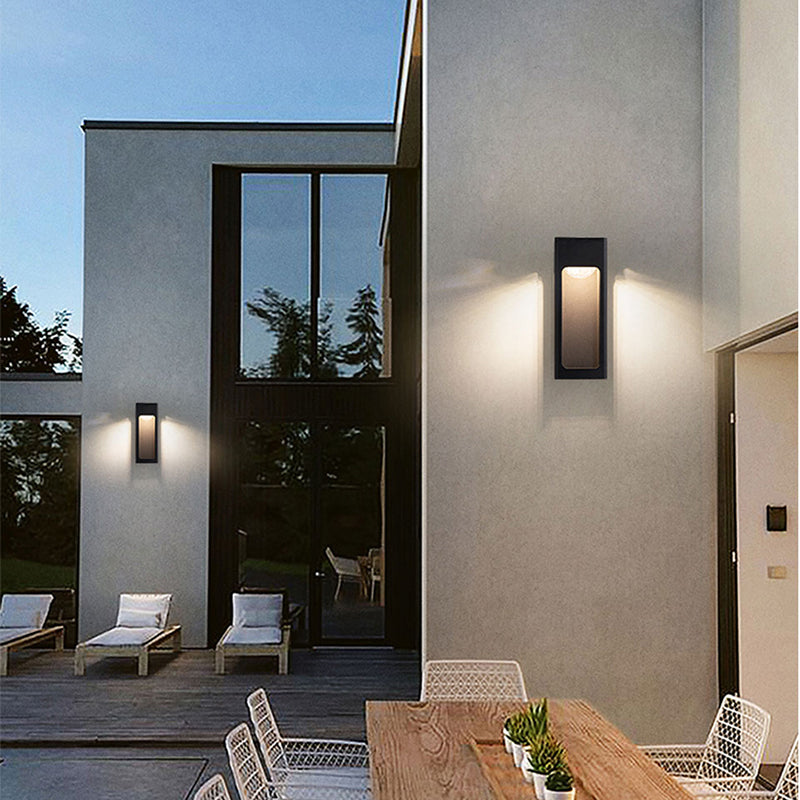 Solith Modern Waterproof Minimalist Geometric Outdoor Wall Light