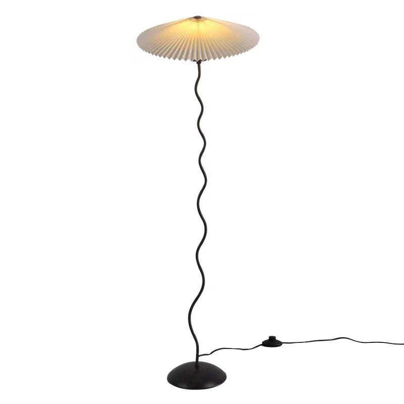 Ritta Modern Mushroom Fabric Led Floor Lamp - Neutralighting
