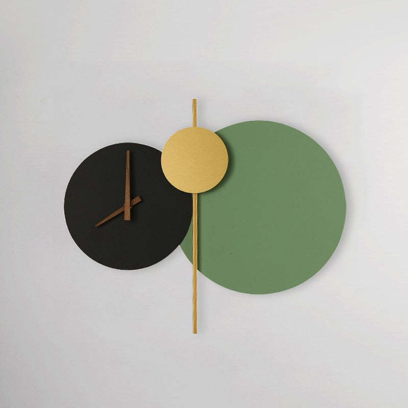 Arisha Modern Clock Metal Painted Wall Light LED Light Bedroom - Neutralighting