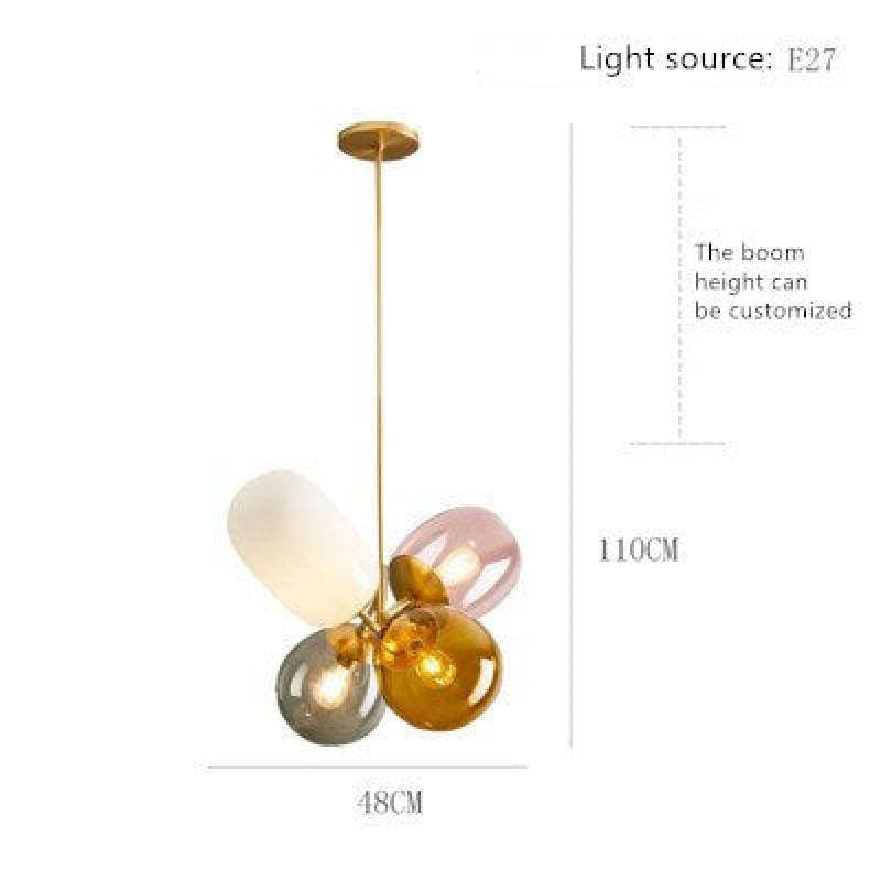 Valentina Colorful Balloon Glass Creative Pendant Light - Neutralighting
