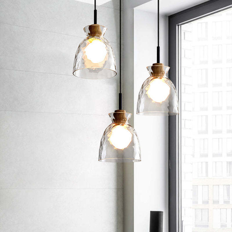 Arisha Minimalist Geometric Glass Pendant Light, Dining Room - Neutralighting