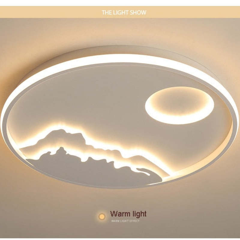 Arisha Mountain View Flush Mount Ceiling Light - Neutralighting