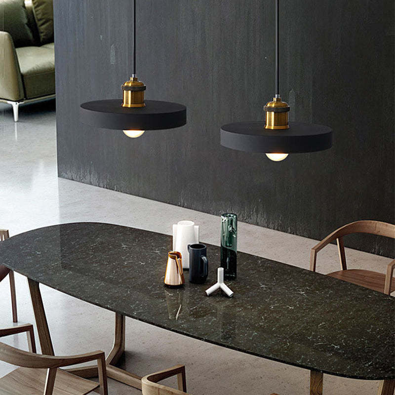 Aria Art Deco Minimalist Monochrome Pendant Light - Neutralighting
