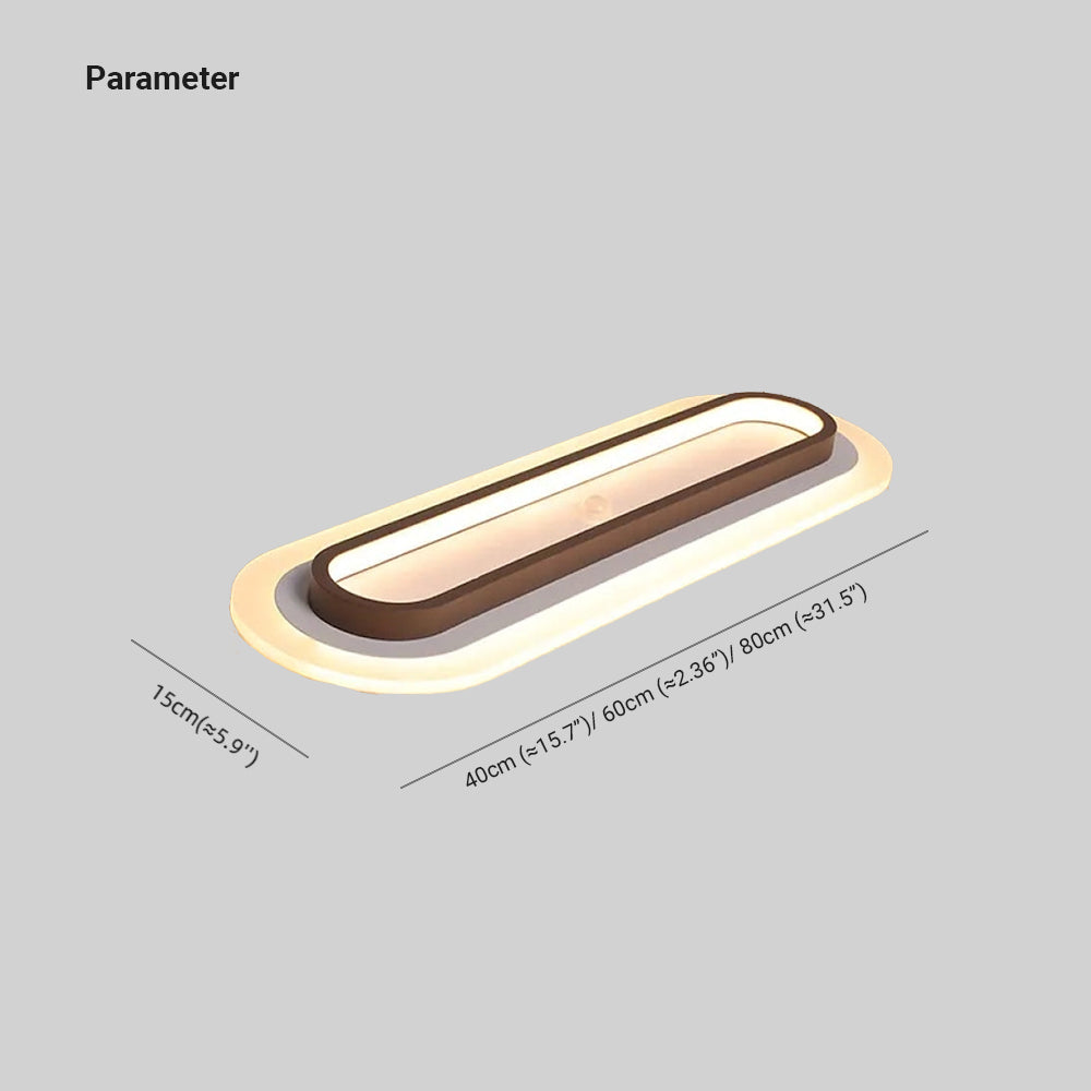 Arisha Modern Linear Metal/Acrylic Ceiling Light - Neutralighting