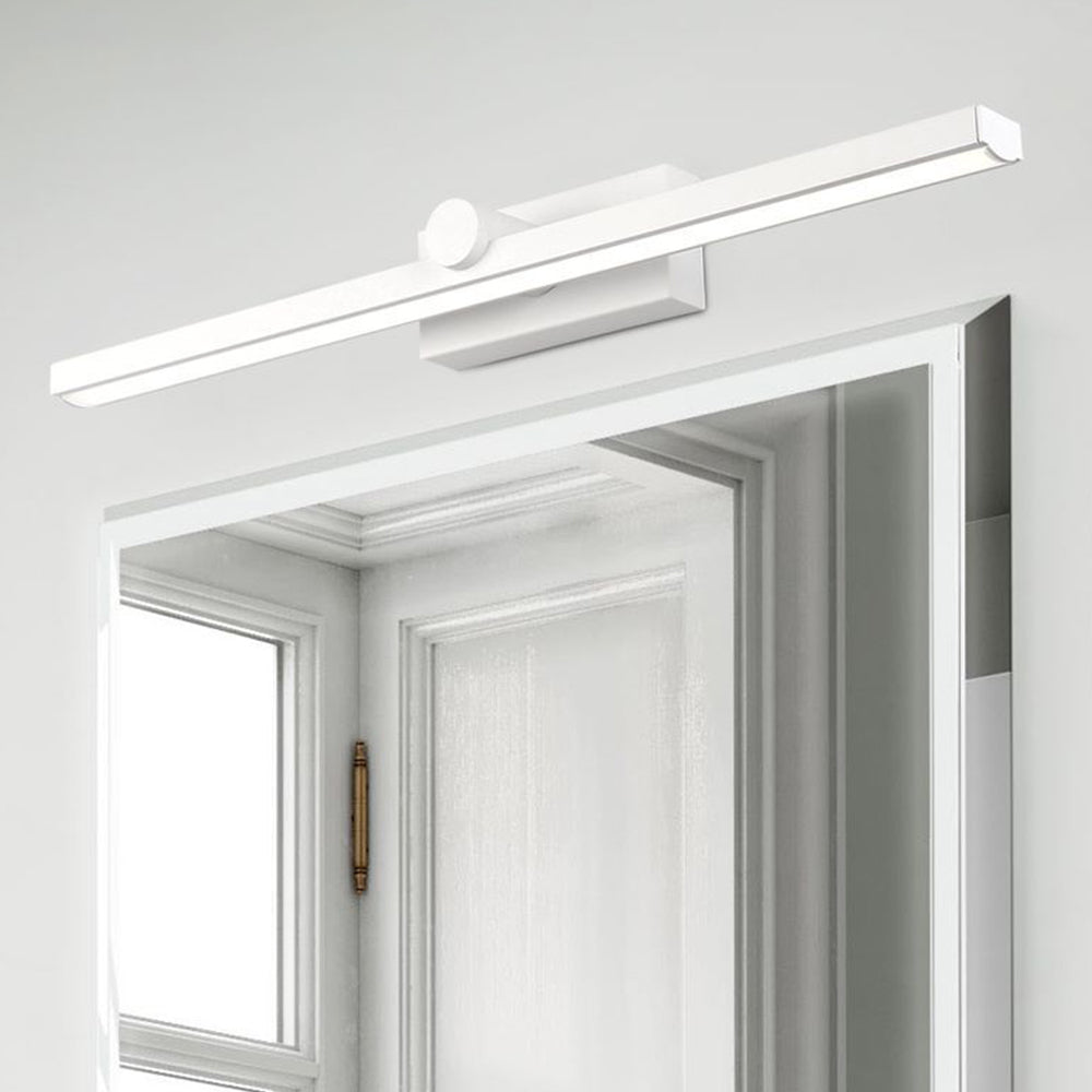 Arisha Nordic LinearMetal Mirror Front Vanity Wall Lamp, White - Neutralighting