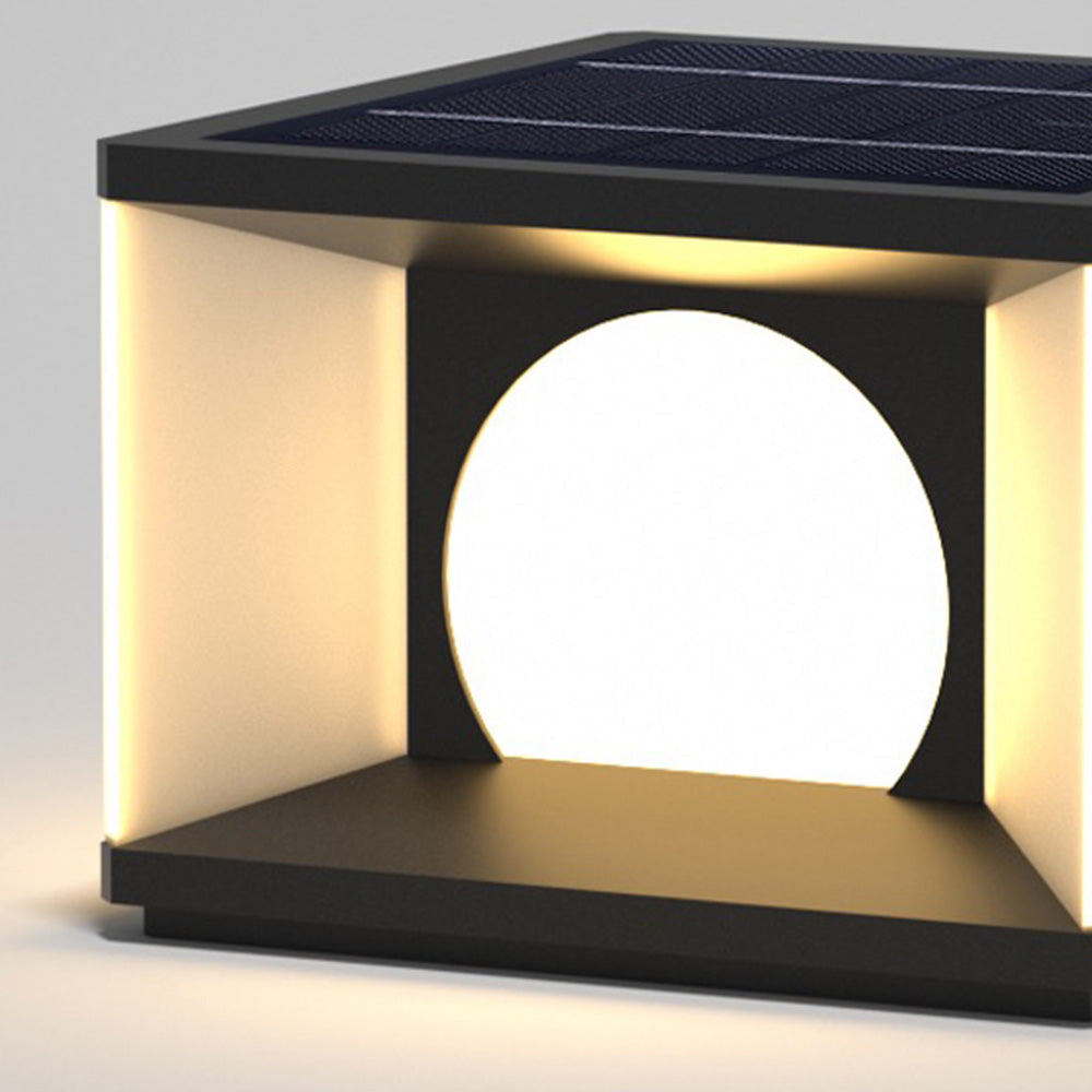 Aria Modern Square Metal Outdoor Light Post - Neutralighting