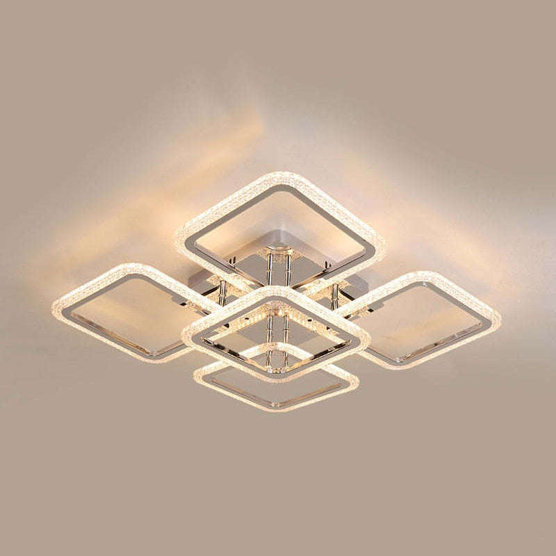 Arisha Modern Square Flush Mount Ceiling Light - Neutralighting