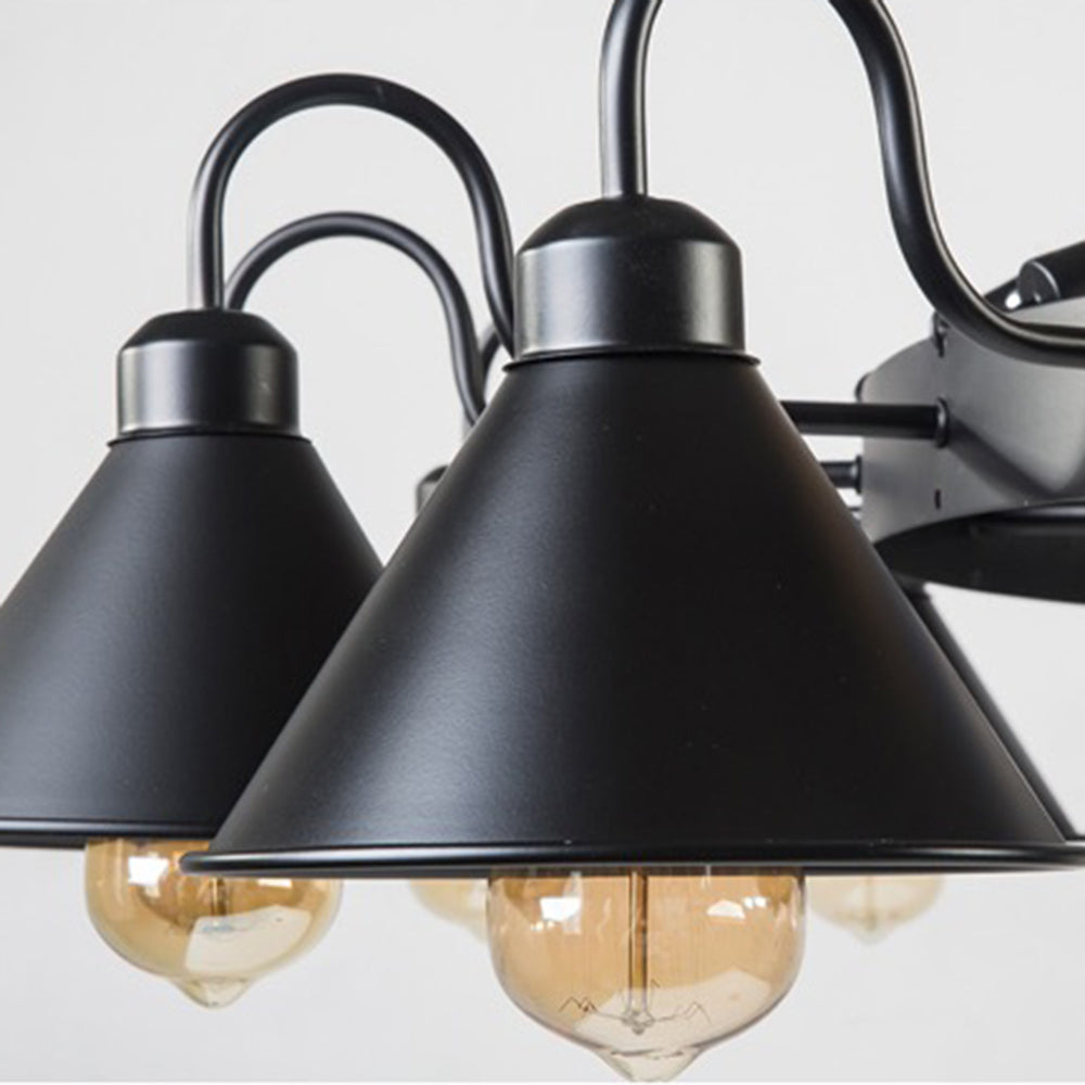 Epoch Vintage Industrial Rope Chandelier Living Room - Neutralighting