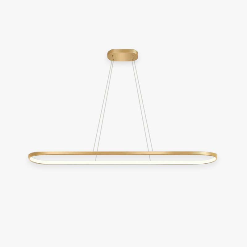 Junel Minimalist Oval Interior Hanging Pendant Light - Neutralighting