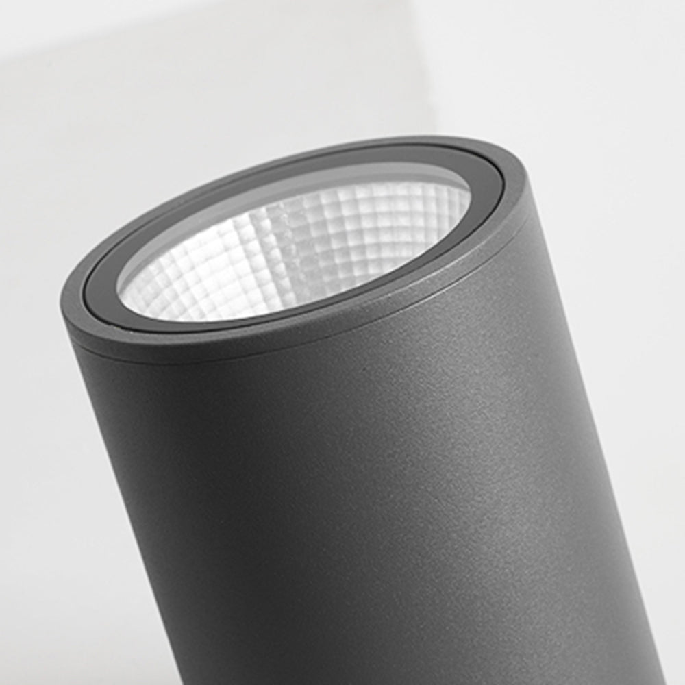 Ray Modern Black Cylindrical Flush Mount Ceiling Light Spotlight - Neutralighting