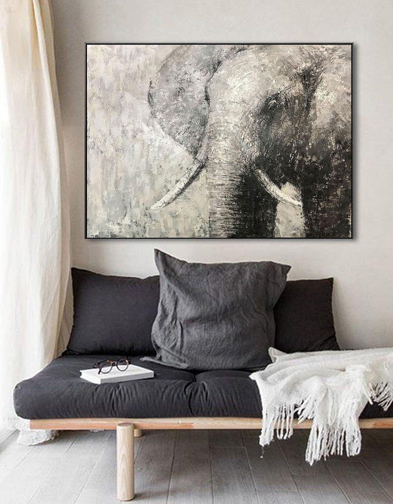 Abstract Elephant Art ANE05 - Neutralighting