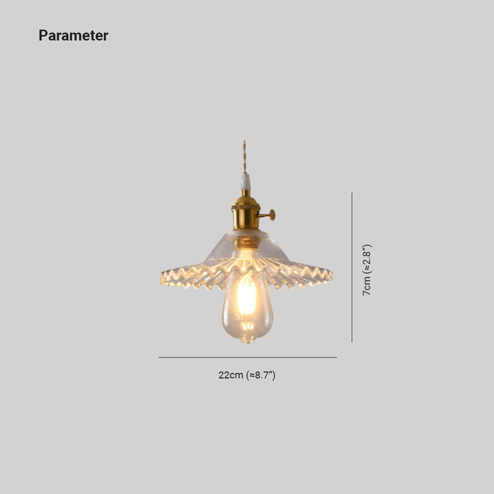 Valentina Art Deco Blown Brass & Glass Pendant Light, 7 Styles - Neutralighting