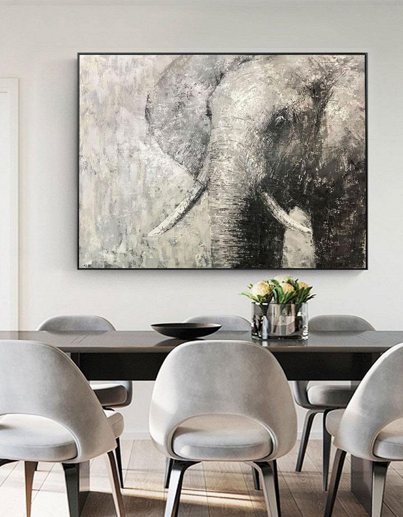 Abstract Elephant Art ANE05 - Neutralighting