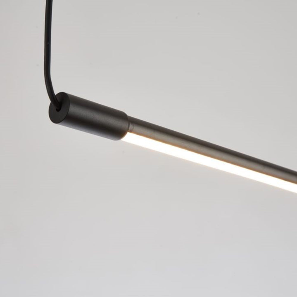 Zynar Minimalist Linear Pendant Light, Black - Neutralighting