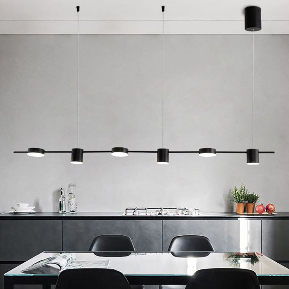 Arisha Minimalist Multi Metal Pendant Light, Black/Gold - Neutralighting