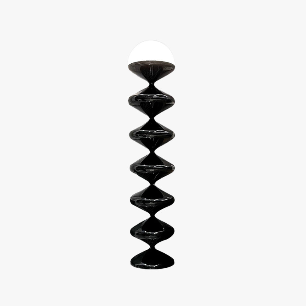 Salgado Bauhaus Gourd Floor Lamp, Black/White - Neutralighting