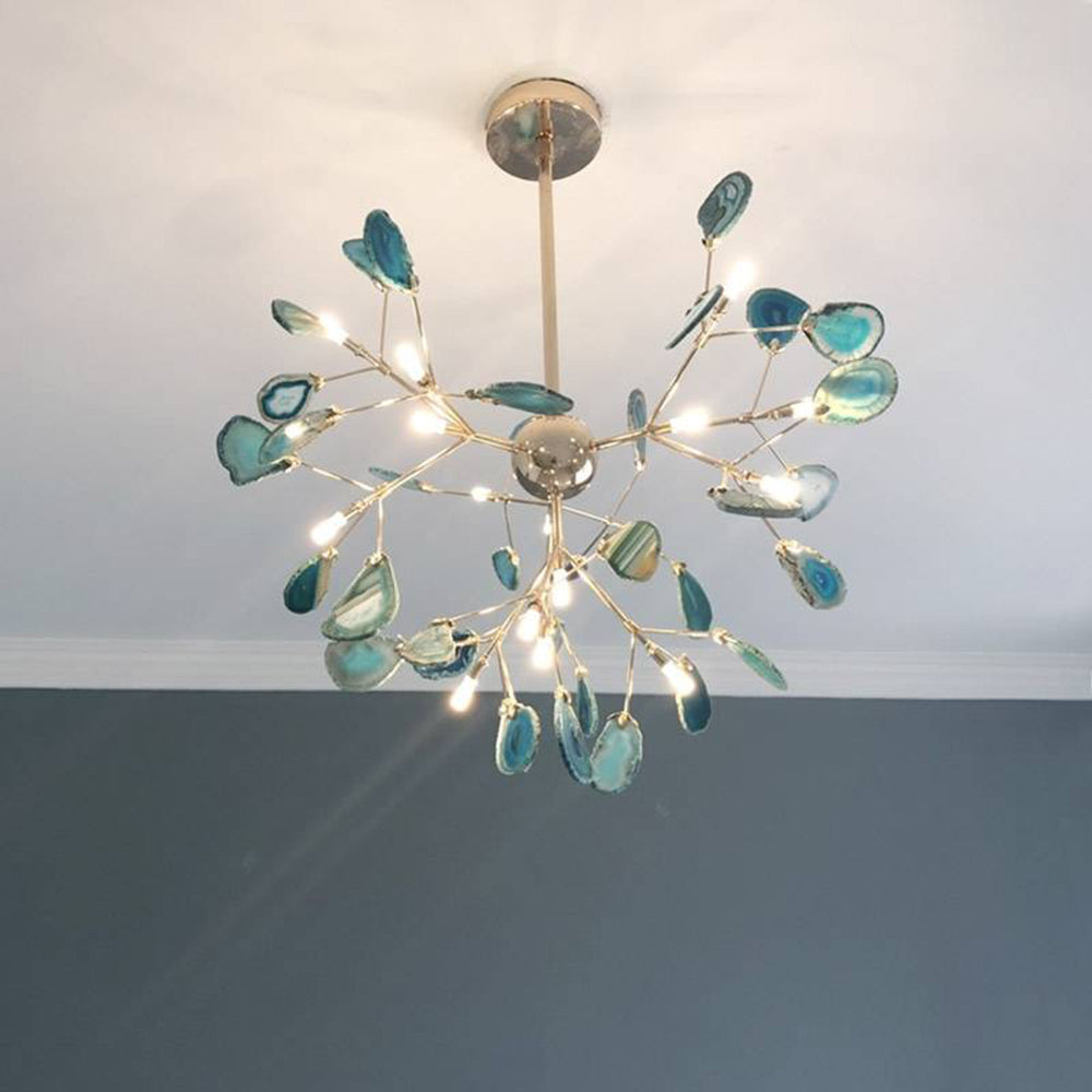 Arisha Flower Branch Semi-flush Mount Ceiling Light, 4 Colour - Neutralighting